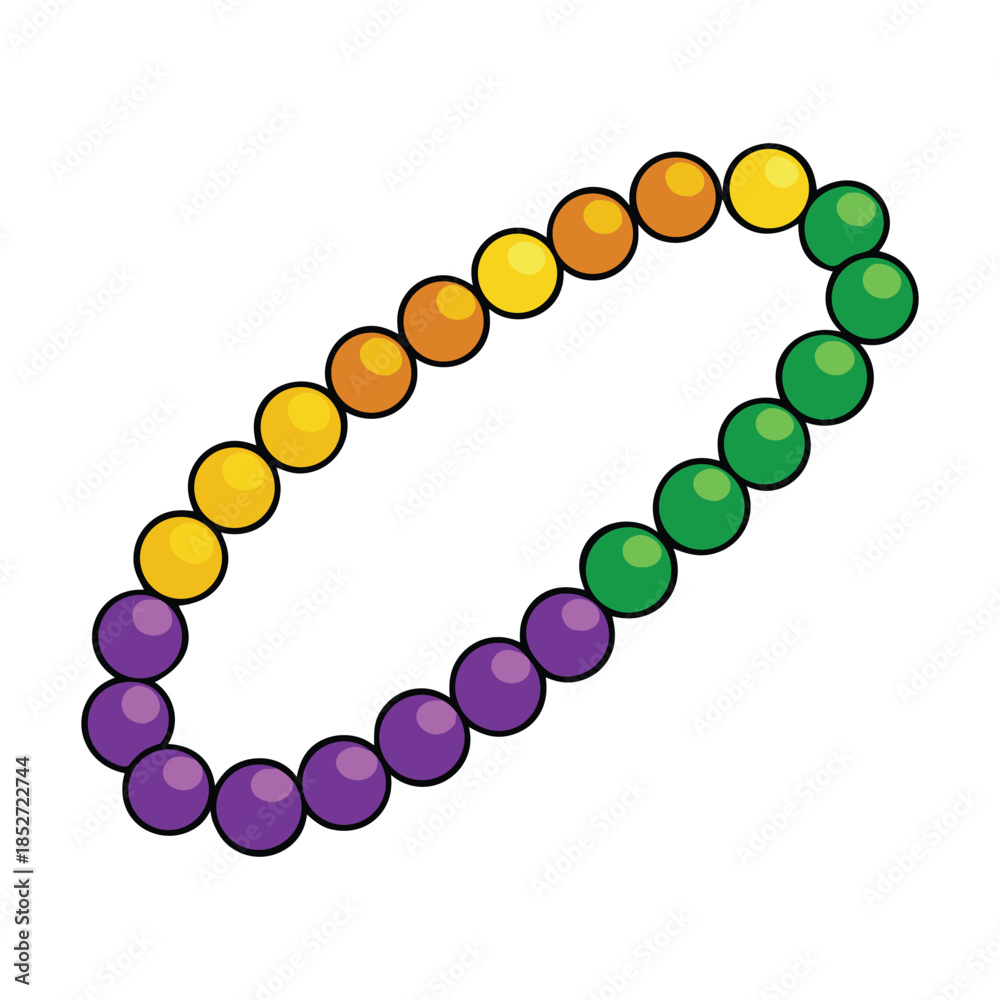 Obraz premium Festive Mardi Gras dot background with vibrant purple, green, and gold circles scattered playfully, creating a lively, celebratory pattern full of carnival energy. 