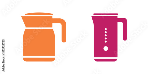 Vector icon of a Milk Frother. Logo design