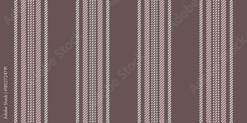 Wrunge textile stripe background, performance vertical vector fabric. Salentine seamless pattern lines texture in pastel and white colors.
