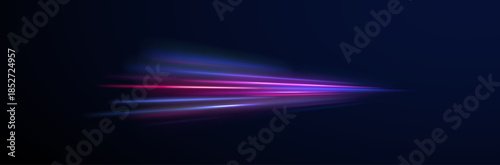 Modern line road color swirl motion streak bright city.
