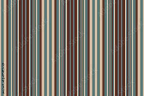 Fretty seamless stripe vector, comfort lines pattern background. Fesigner texture textile fabric vertical in cyan and light colors.
