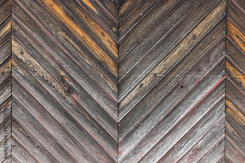 板張りの壁　 old wood plank pattern