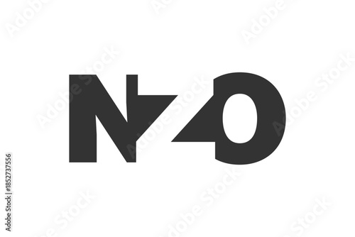 NZO logo design. Initial letter N Z O bold font style for tech startups, consulting, corporate branding. Creative company name, headlines typography identity, trendy logotype.