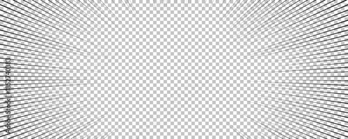 Black comic book transparent background