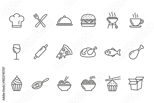 Chef Preparing Tasty Dishes in a Cozy Kitchen Setting, Illustration Style
