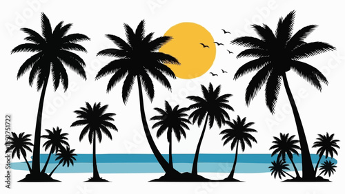 palm tree silhouette