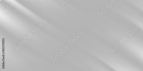 Silver foil background with metal mirror texture. Chrome gradient surface with light gloss simple abstract