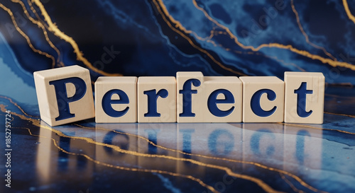 Wooden blocks spelling 