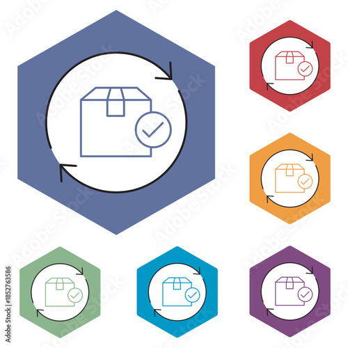 Continuous Delivery icon, Automated Deployment, CI/CD Pipeline, Software Release Management, Continuous Software Delivery, vector, sheet, set