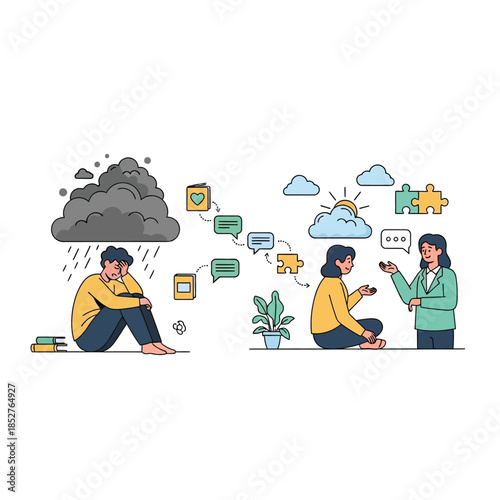 Emotional Support and Connection in Digital Dialogue Between Individuals and Mental Health