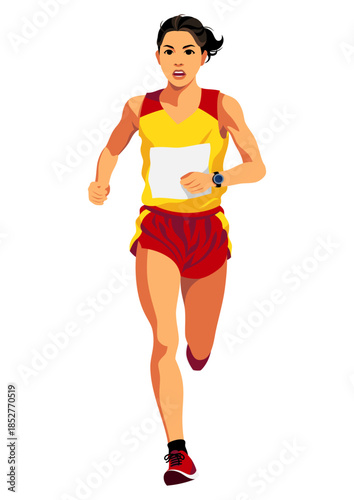 女子マラソンランナー