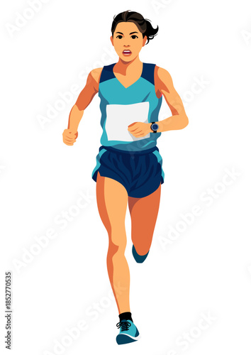 女子マラソンランナー