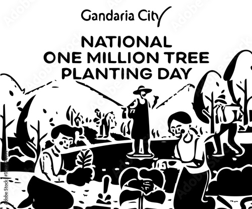 One million tree planting day