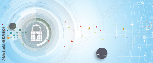 Future cyber technology web services for business and internet project.