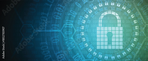 Future cyber technology web services for business and internet project.