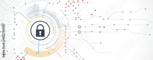 Future cyber technology web services for business and internet project.