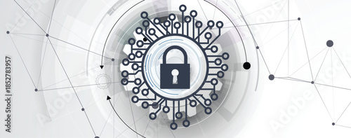 Future cyber technology web services for business and internet project.