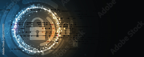 Future cyber technology web services for business and internet project.