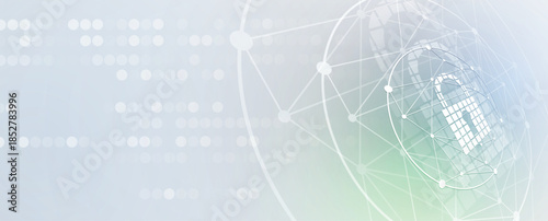 Future cyber technology web services for business and internet project.