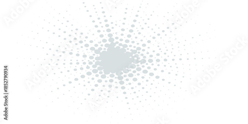 Futuristic black and white abstract vector background featuring a digital tunnel pattern with stars and halftone dots in a 3d motion spiral design