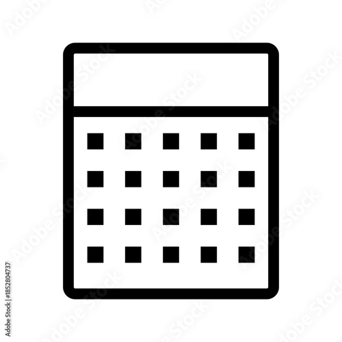 Calculations icon vector image. Suitable for mobile apps, web apps and print media.