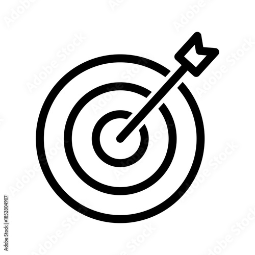 Target Marketing I icon vector image. Suitable for mobile apps, web apps and print media.