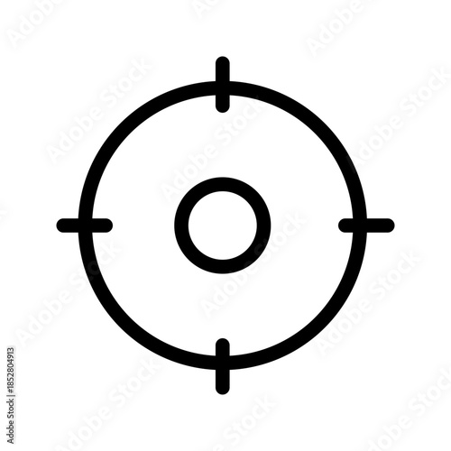 Target icon vector image. Suitable for mobile apps, web apps and print media.