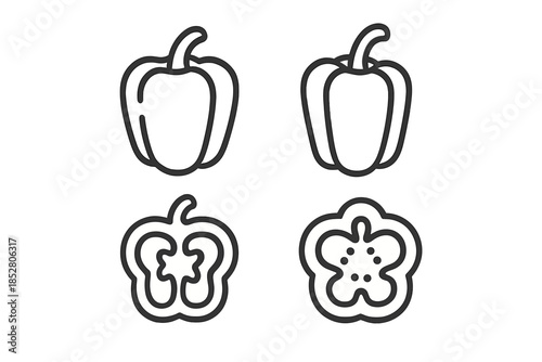 Bell Pepper Icons
