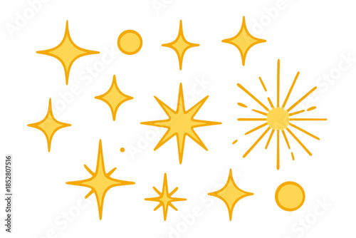 Abstract Golden Sparkle Background