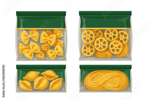 Four Bags of Pasta