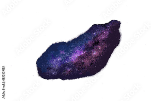 Abstract Nebula with Stars
