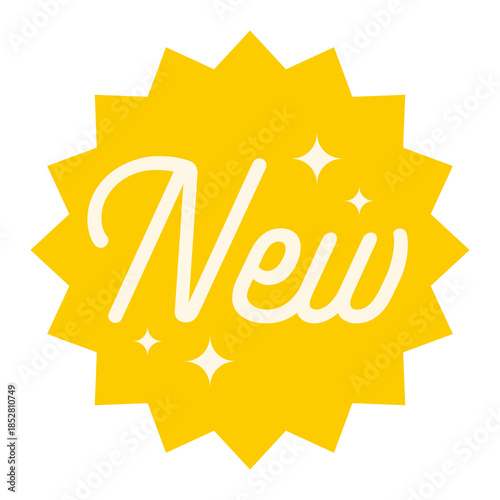 Promotional new sticker