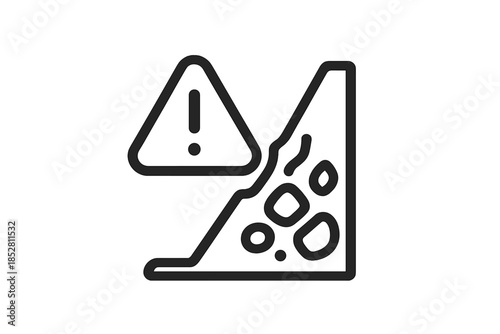 Landslide Warning Icon
