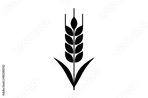 Black Arrow Pointing Down Against Gradient Background