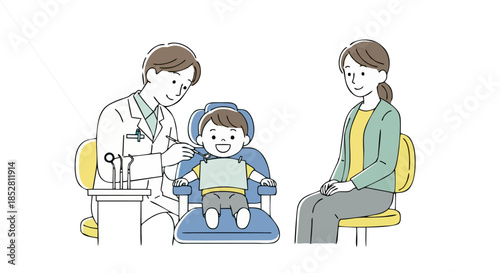 Child in a wheelchair with a healthcare professional.