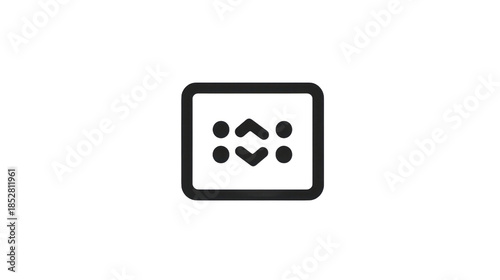 Abstract illustration of human interaction icon with transparent background