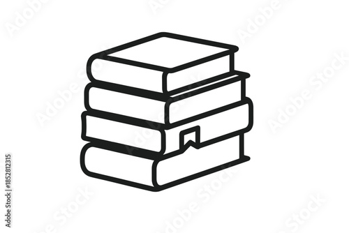 Stack of books icon