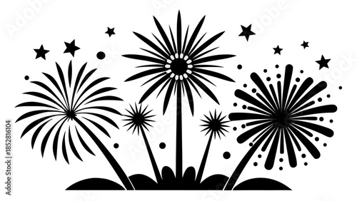 Celebratory fireworks display