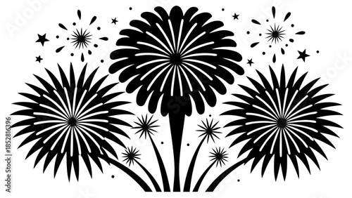 Celebratory fireworks display