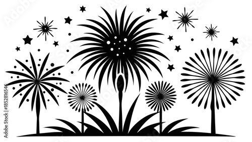 Celebratory fireworks display