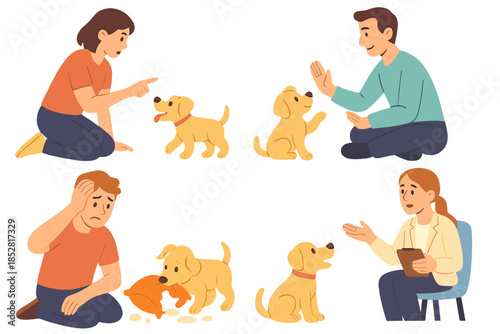 Dog training and positive reinforcement concepts