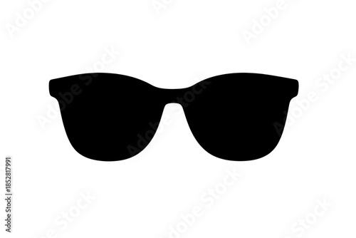 Black Silhouette of Sunglasses