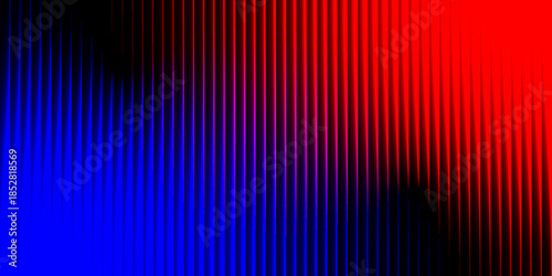 Vibrant red and blue gradient lines background