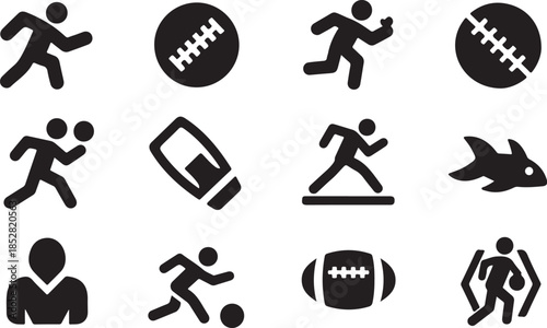 Sports and activity icon set collection