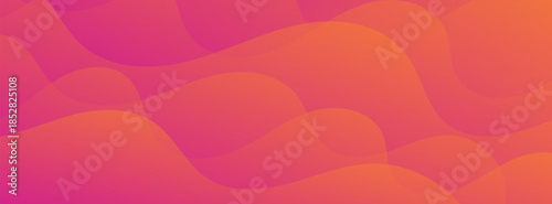 Abstract background with warm orange fluid shapes and layered gradient creating vibrant modern banner style.
