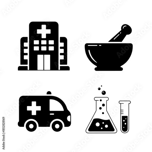 A professional set of pixel perfect bathroom icons and toilet symbols featuring vector sign designs for business and person illustration