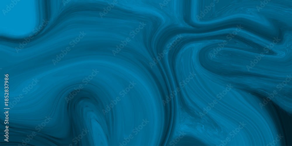 Fototapeta premium The texture of blue and black marble pattern modern style Liquid background .Liquid blue abstract background vector , illustration Abstract color acrylic pours liquid marble surface design.