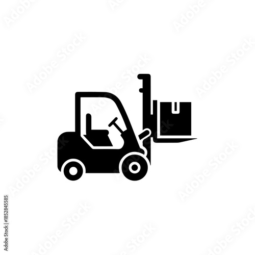 Forklift lifting box