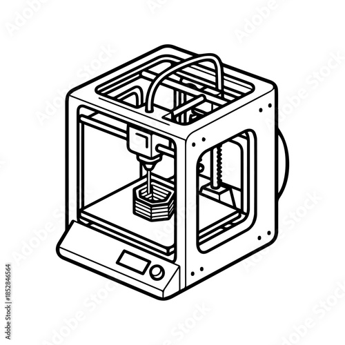 3d printer in operation
