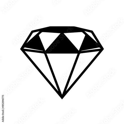 Black and white diamond